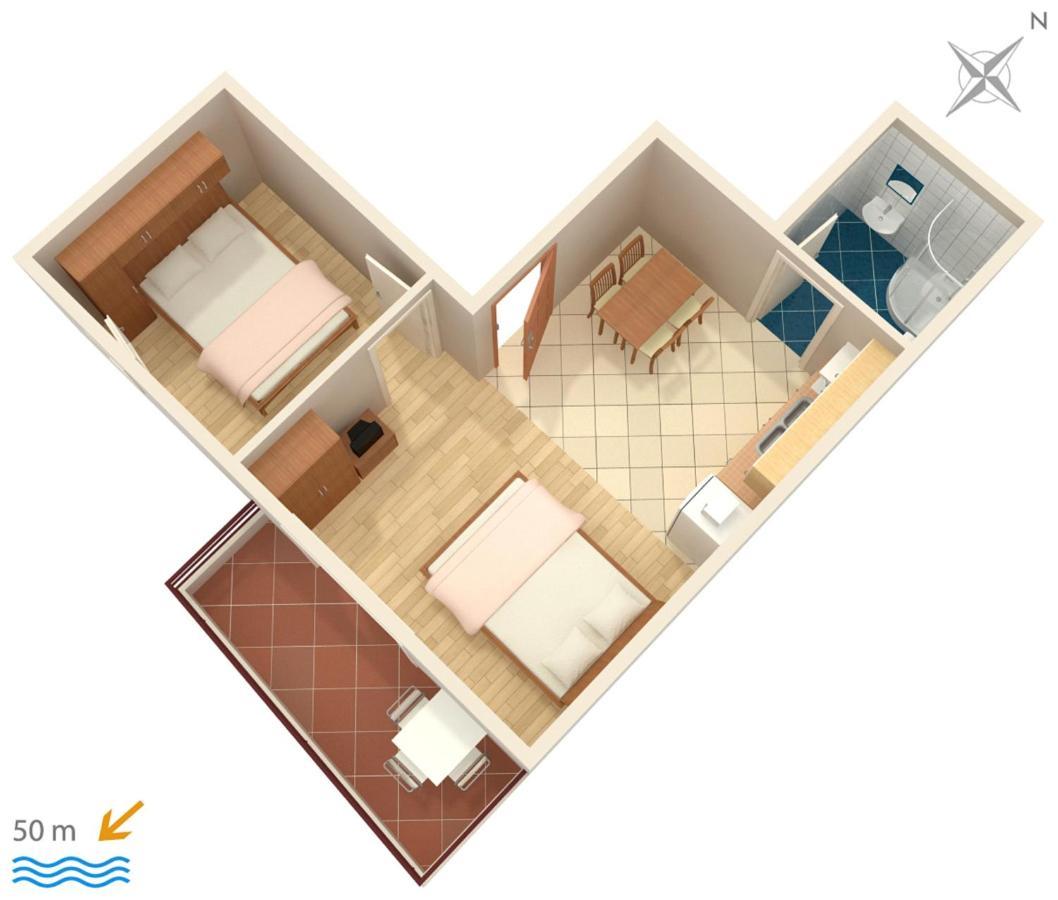 Apartments By The Sea Promajna, Makarska - 2673 Εξωτερικό φωτογραφία